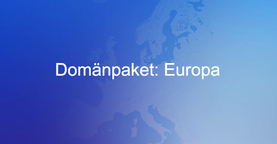 Domänpaket Europa Domänpaket Europa
